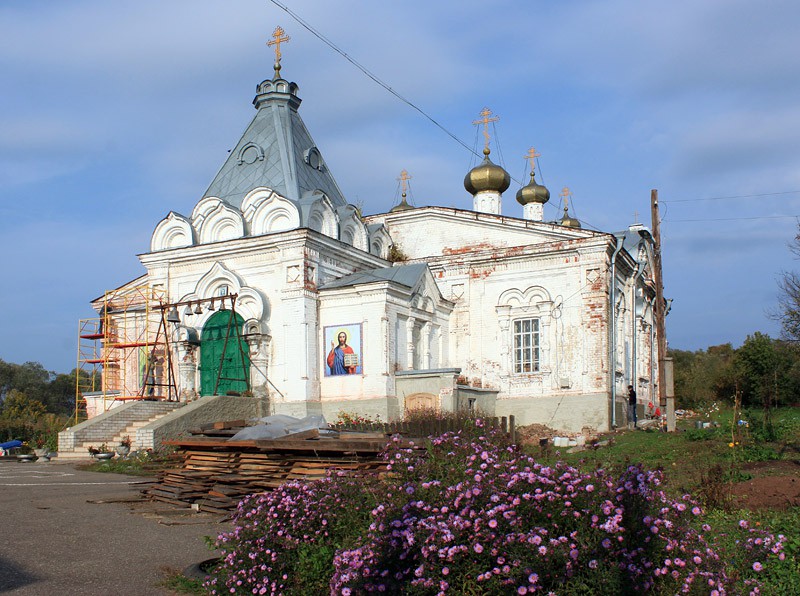 Собор Троицы Живоначальной, Мариинский Посад (Мариинско-Посадский район, Республика Чувашия). фасады, Вид с юго-запада