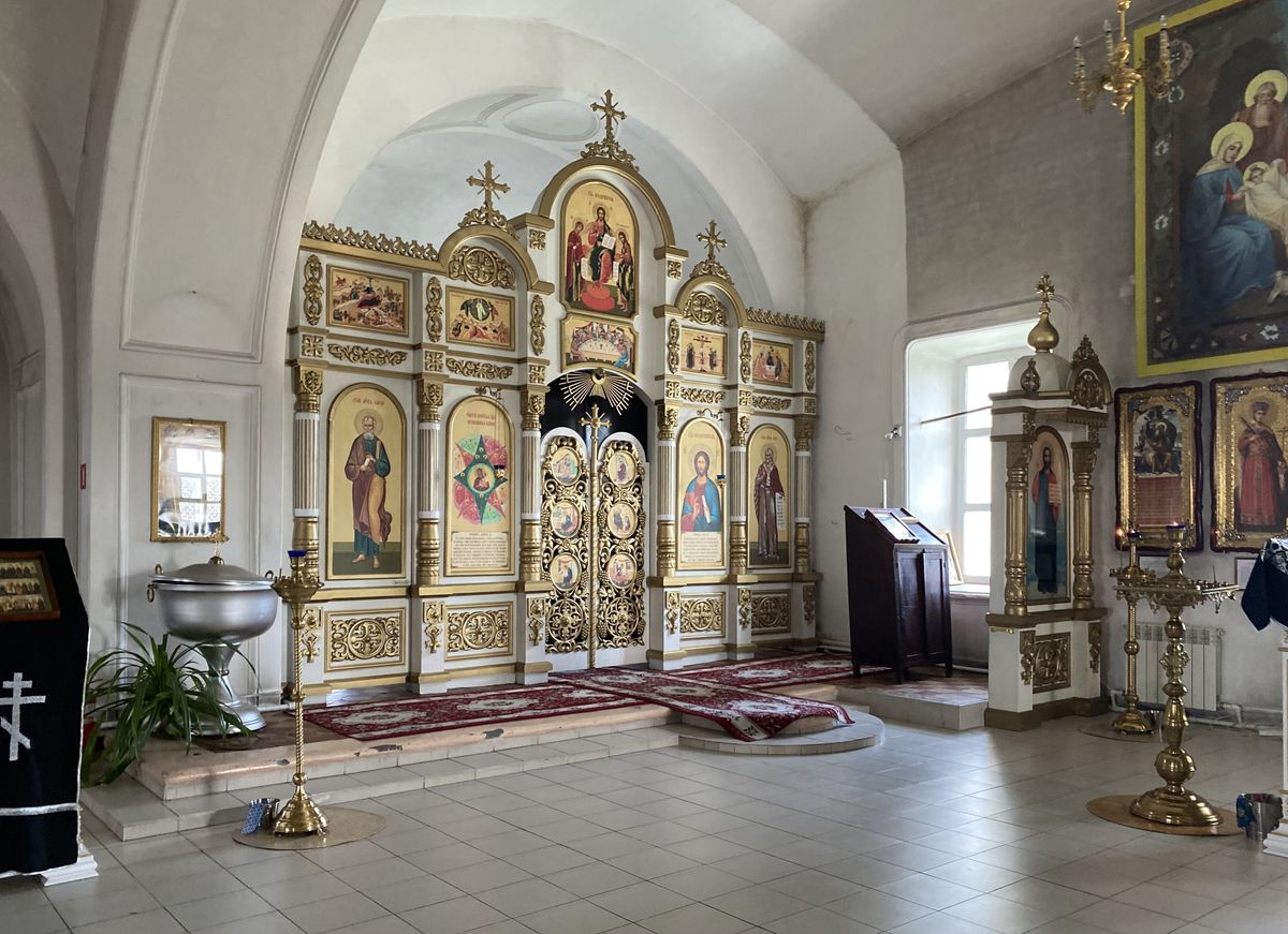 Южный придел, интерьер и убранство. Собор Троицы Живоначальной, Мариинский Посад (Мариинско-Посадский район, Республика Чувашия)