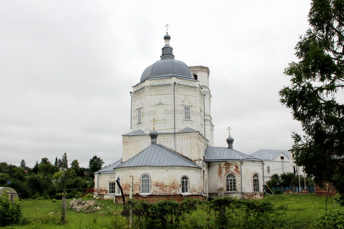 Церковь Казанской иконы Божией Матери, Мариинский Посад (Мариинско-Посадский район, Республика Чувашия). фасады, Вид с востока.