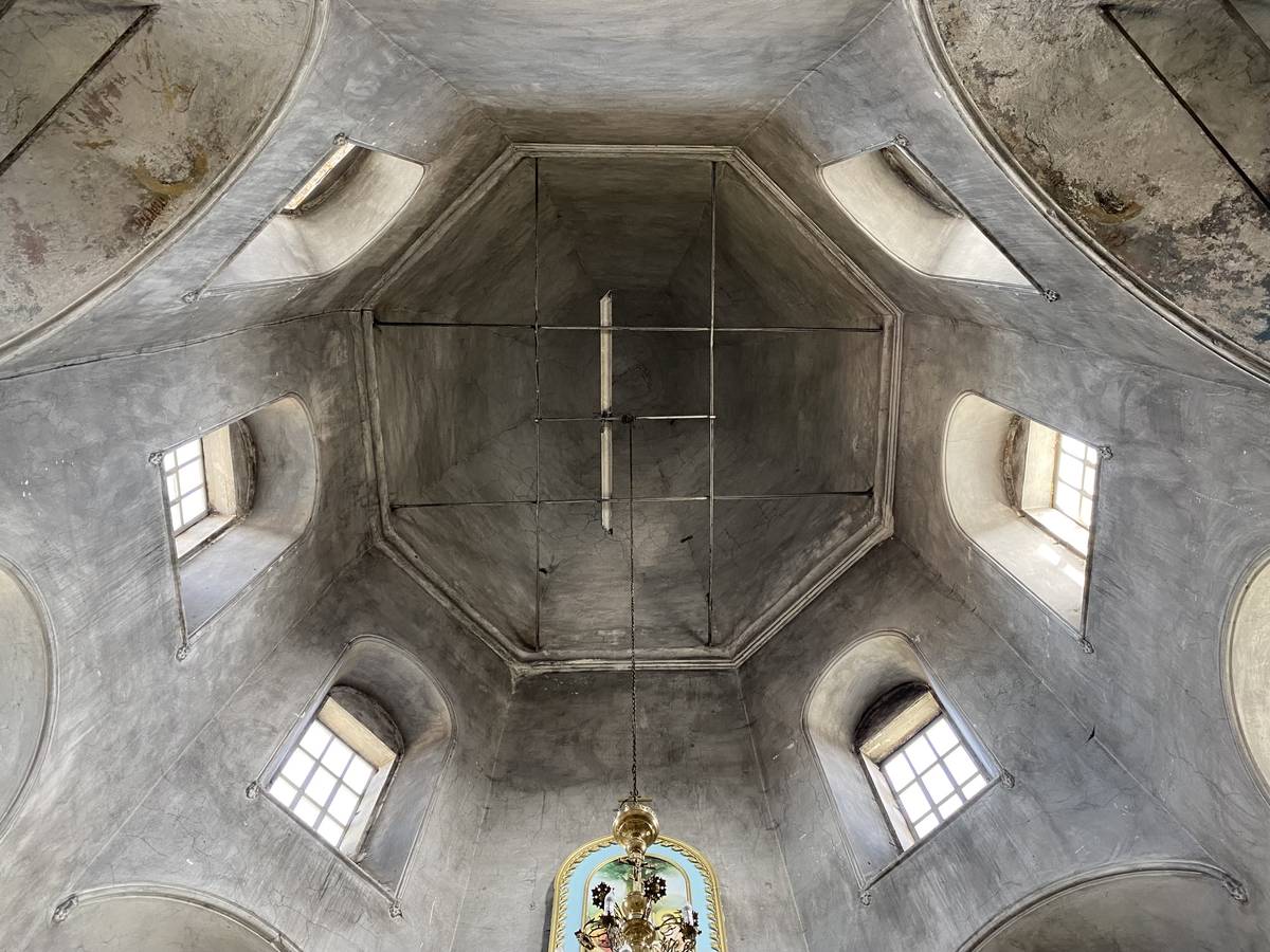 Своды главного объёма, интерьер и убранство. Церковь Казанской иконы Божией Матери, Мариинский Посад (Мариинско-Посадский район, Республика Чувашия)