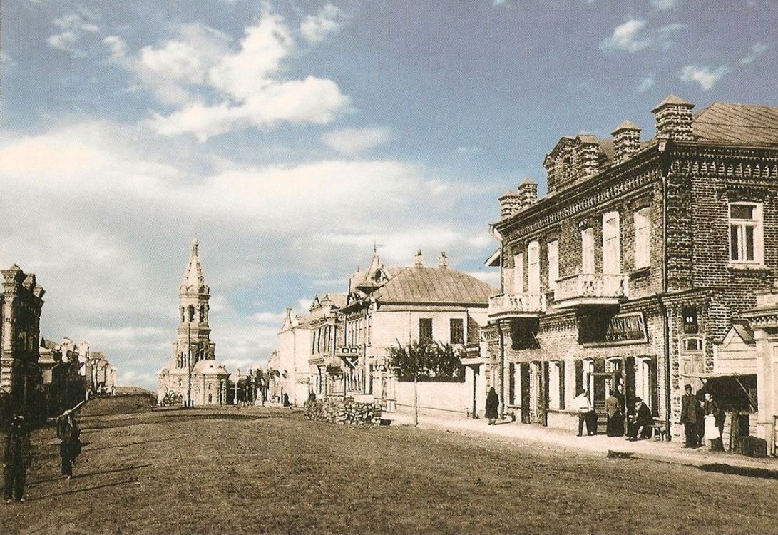 Алатырь. Церковь Казанской иконы Божией Матери. архивная фотография, Изображение храма на сувенирной открытке издания С.К. Пшеничникова. Переиздано в серии открыток к 450-летию Алатыря.