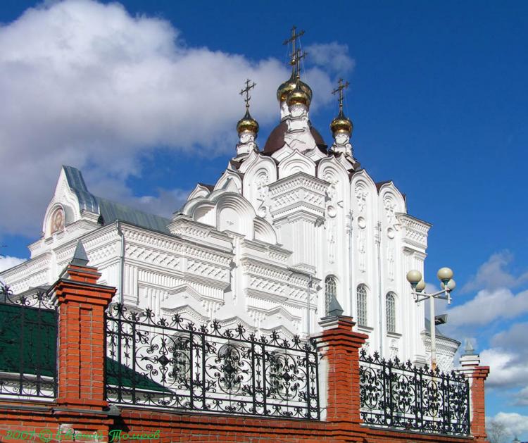 Церковь Троицы Живоначальной, Йошкар-Ола (Йошкар-Ола, город, Республика Марий Эл). фасады, Строящася Троицкая церковь взамен уничтоженной