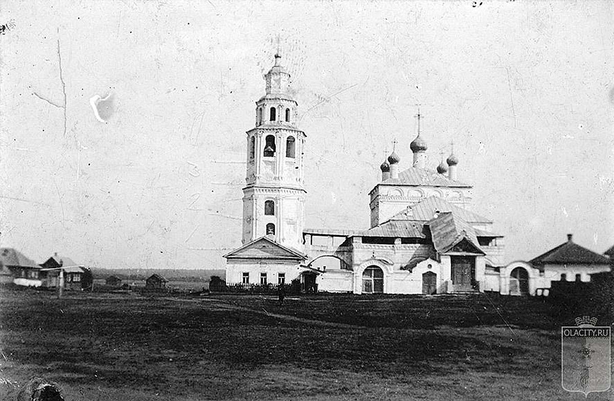 Йошкар-Ола. Церковь Троицы Живоначальной. архивная фотография, Фото нач. ХХ века.