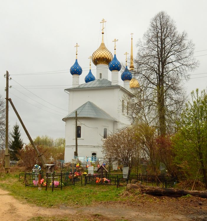 Церковь Воскресения Христова, Воскресенское (Шубино) (Угличский район, Ярославская область). фасады