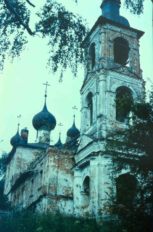 Воскресенское (Шубино). Церковь Воскресения Христова. фасады, 1996