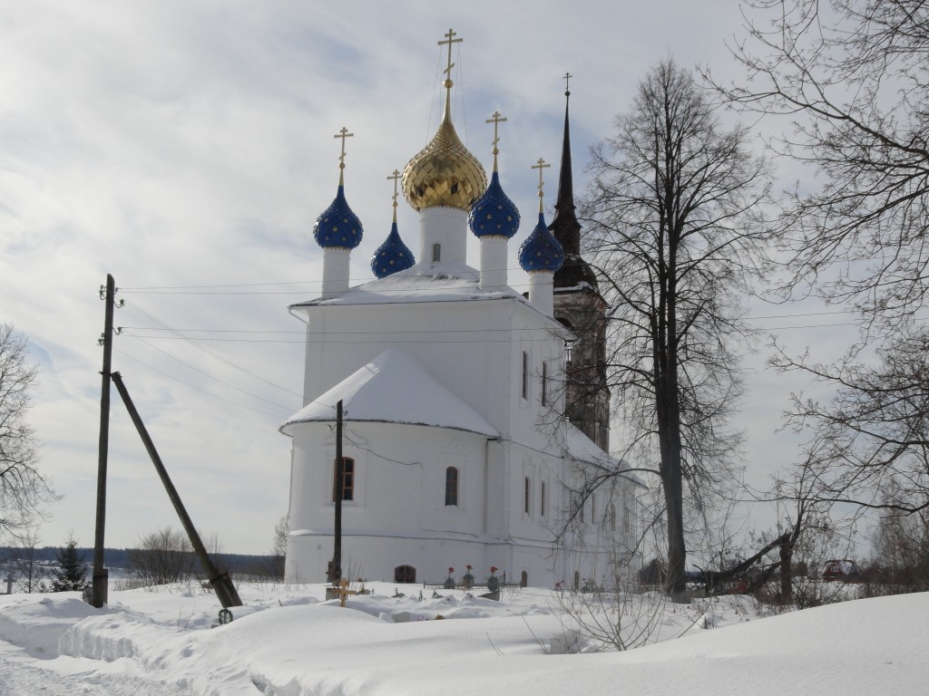 Воскресенское (Шубино). Церковь Воскресения Христова. фасады