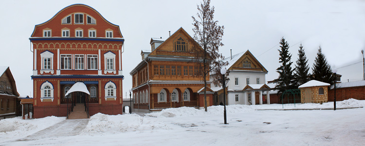 Тихвинский Богородицкий женский монастырь, Цивильск (Цивильский район, Республика Чувашия). дополнительная информация, Гостиница и келейные корпуса