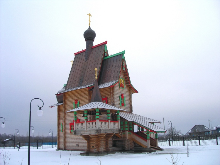 Церковь Антонины мученицы (старая), Журиничи (Брянский район, Брянская область). общий вид в ландшафте