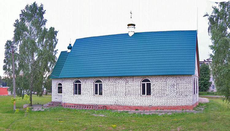 Церковь Рождества Христова, Добрунь (Брянский район, Брянская область). общий вид в ландшафте
