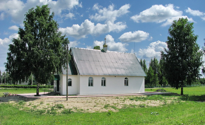 Церковь Рождества Христова, Добрунь (Брянский район, Брянская область). общий вид в ландшафте
