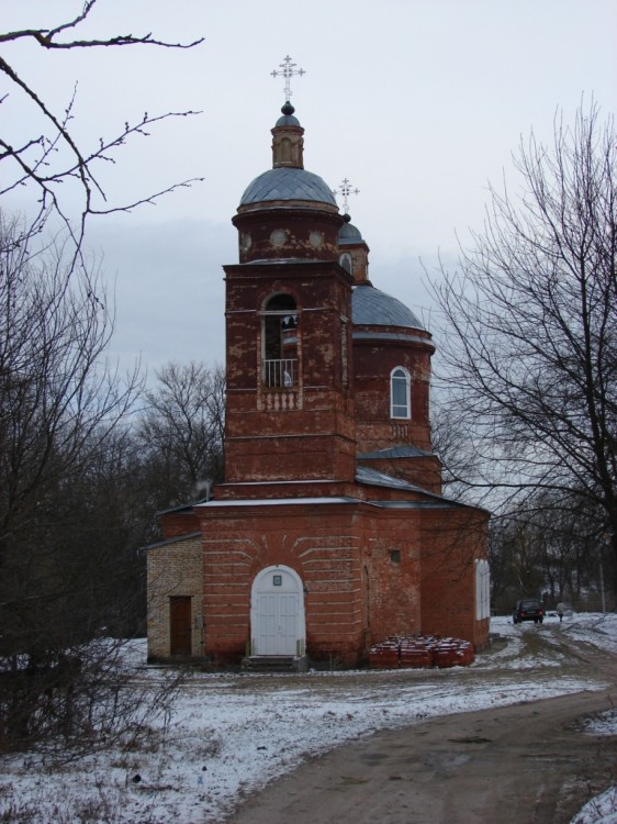Церковь Рождества Христова, Теменичи (Брянский район, Брянская область). общий вид в ландшафте