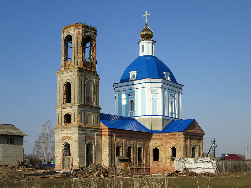 Кабаличи. Церковь Рождества Пресвятой Богородицы. фасады