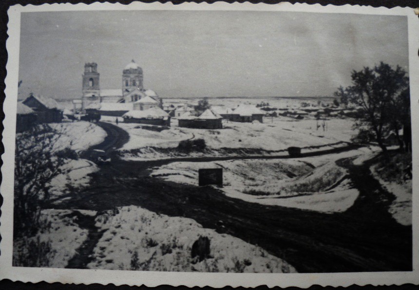 Церковь Бориса и Глеба, Госома (Брянский район, Брянская область). архивная фотография, Фото 1941 г. с аукциона e-bay.de