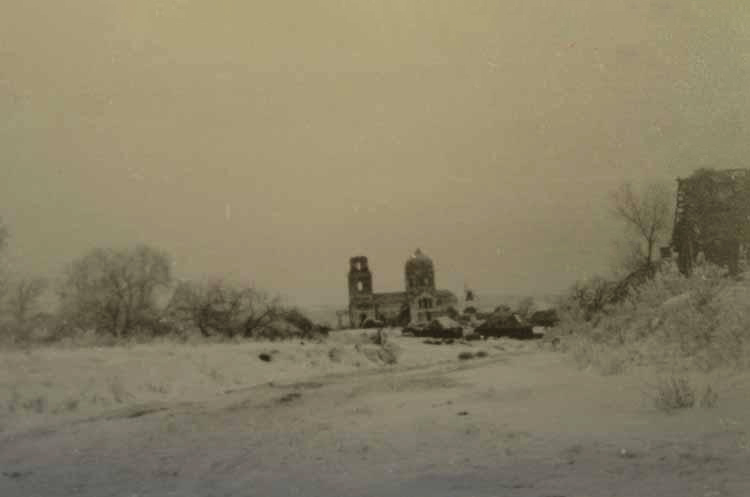 Церковь Бориса и Глеба, Госома (Брянский район, Брянская область). архивная фотография, Фото 1942 г. с аукциона e-bay.de