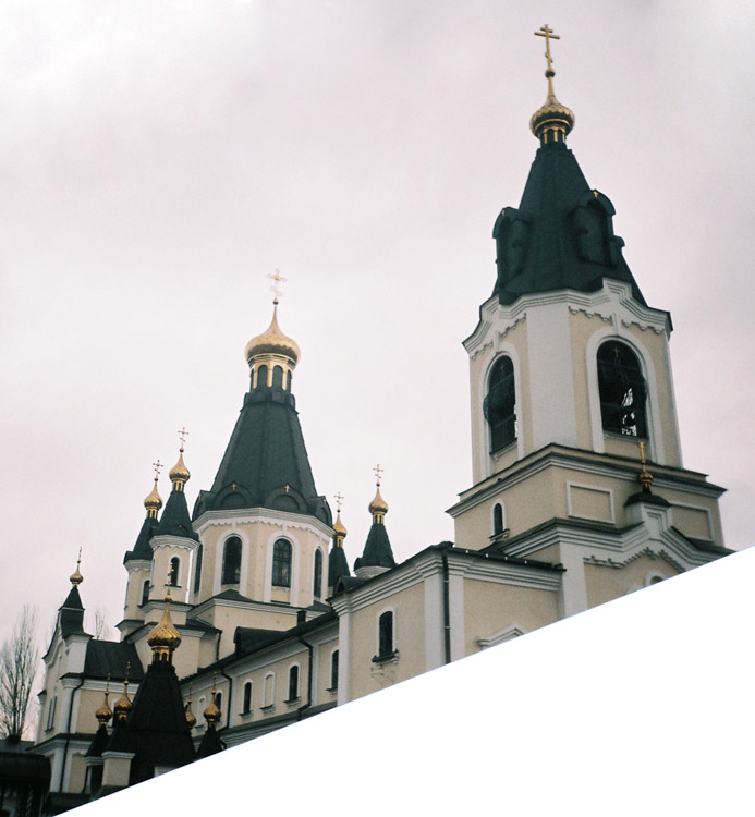 Кафедральный собор Николая Чудотворца, Донецк (Донецк, город, Украина, Донецкая область). общий вид в ландшафте