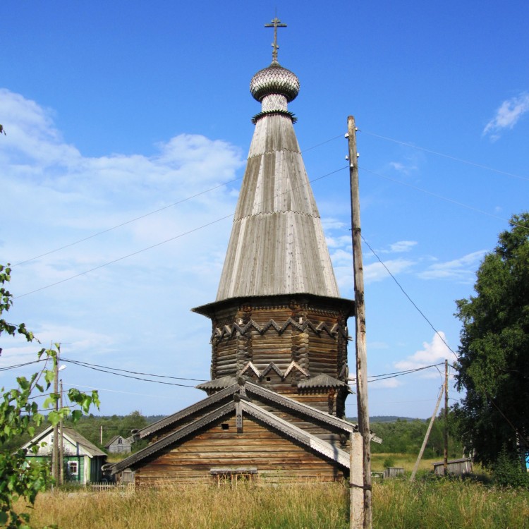 Космозеро. Церковь Александра Свирского. фасады, вид с запада