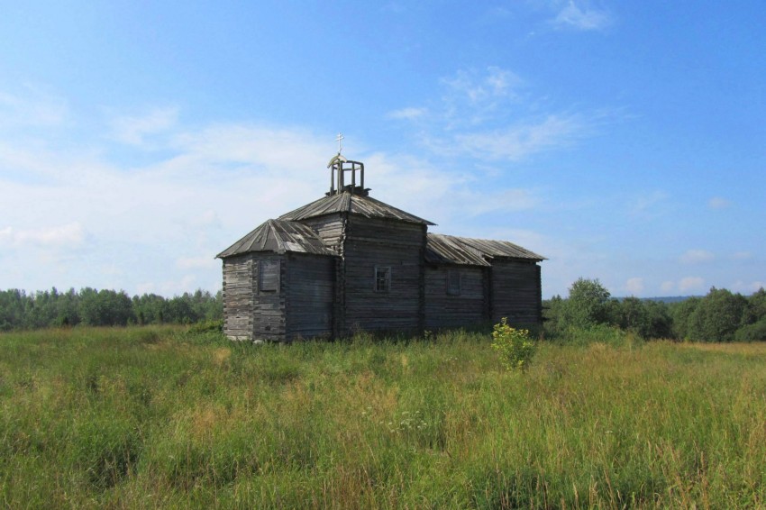 Онежены. Церковь Параскевы Пятницы. фасады, вид с северо-востока