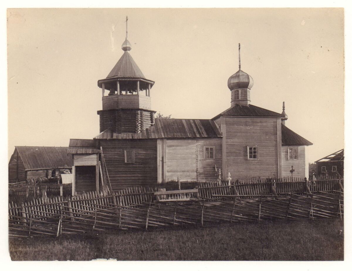 Онежены. Церковь Параскевы Пятницы. архивная фотография, Фото Морозова Ф. М.  1927 г.