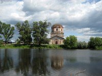 Церковь Феодора Стратилата, Вид с запада<br>, Личадеево, Ардатовский район, Нижегородская область