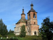 Церковь Воскресения Христова, вид с северо-запада<br>, Пермогорье (Придворные Места), Красноборский район, Архангельская область