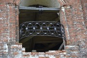Церковь Воскресения Христова, Кованая решетка яруса звона колокольни<br>, Пермогорье (Придворные Места), Красноборский район, Архангельская область