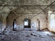 Церковь Воскресения Христова, Интерьер нижнего храма, основной объём<br>, Пермогорье (Придворные Места), Красноборский район, Архангельская область