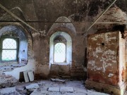 Церковь Воскресения Христова, Интерьер нижнего храма, алтарная часть<br>, Пермогорье (Придворные Места), Красноборский район, Архангельская область