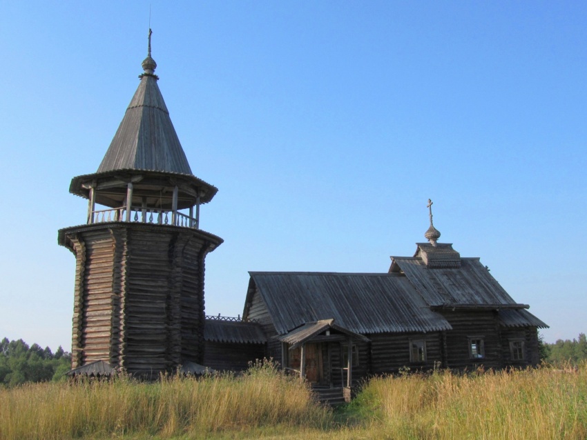Церковь Илии Пророка, Поля (Медвежьегорский район, Республика Карелия). фасады, вид с юга