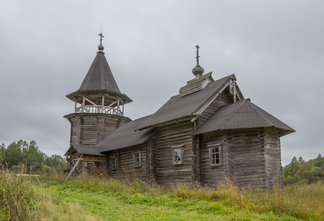 Церковь Илии Пророка, Поля (Медвежьегорский район, Республика Карелия). фасады, Вид с юго-востока
