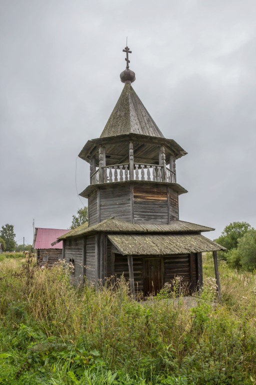 Часовня Усекновения главы Иоанна Предтечи, Вороний Остров (Медвежьегорский район, Республика Карелия). фасады, Вид с запада