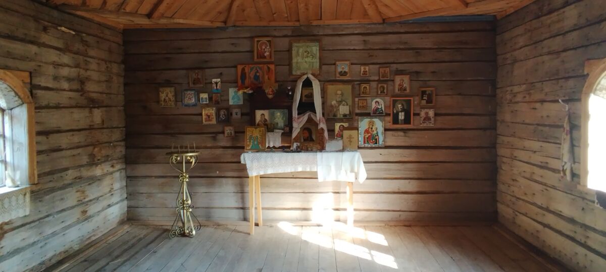 Часовня Усекновения главы Иоанна Предтечи, Вороний Остров (Медвежьегорский район, Республика Карелия). интерьер и убранство