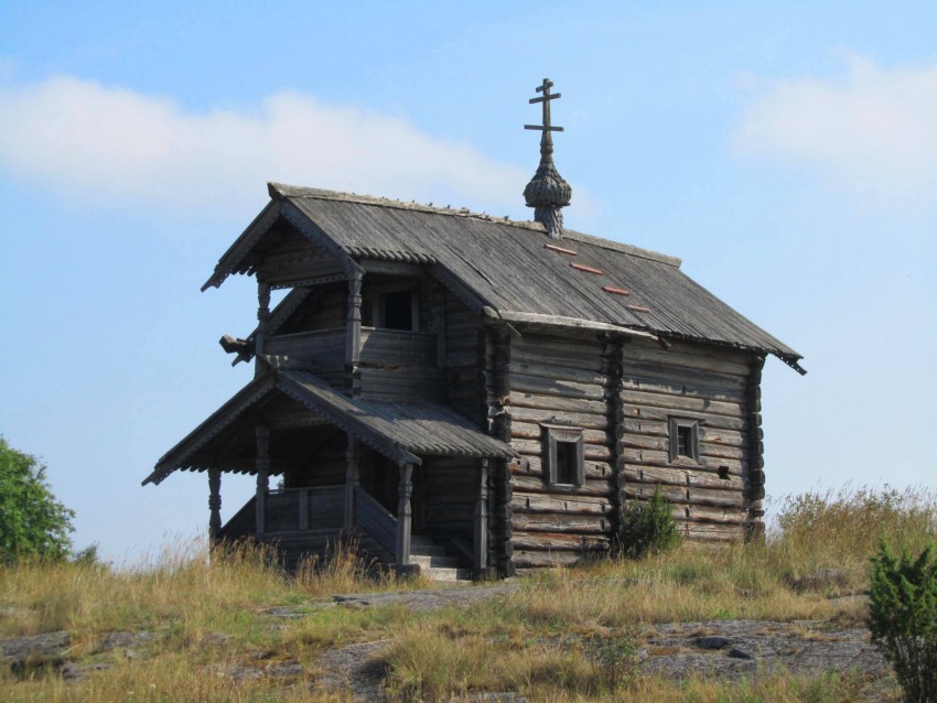 Часовня Михаила Архангела, Подгорская (Паяницы) (Медвежьегорский район, Республика Карелия). фасады, вид с юго-запада