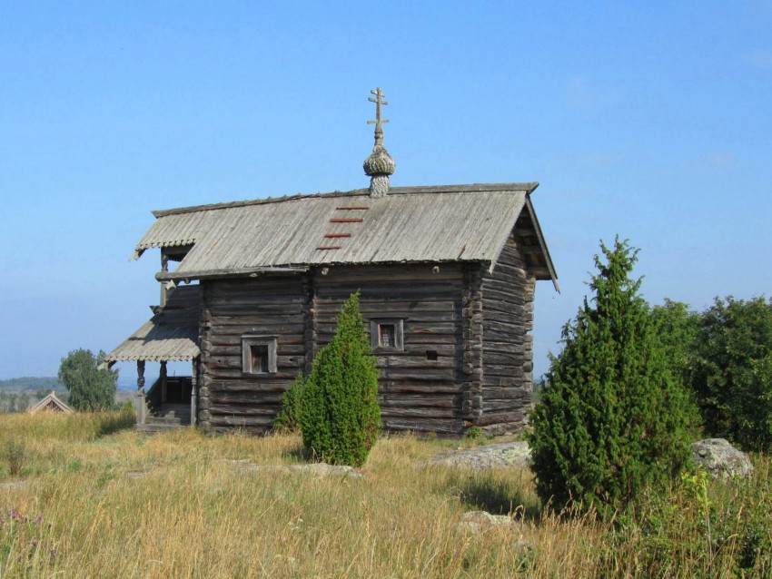 Часовня Михаила Архангела, Подгорская (Паяницы) (Медвежьегорский район, Республика Карелия). фасады, южный фасад