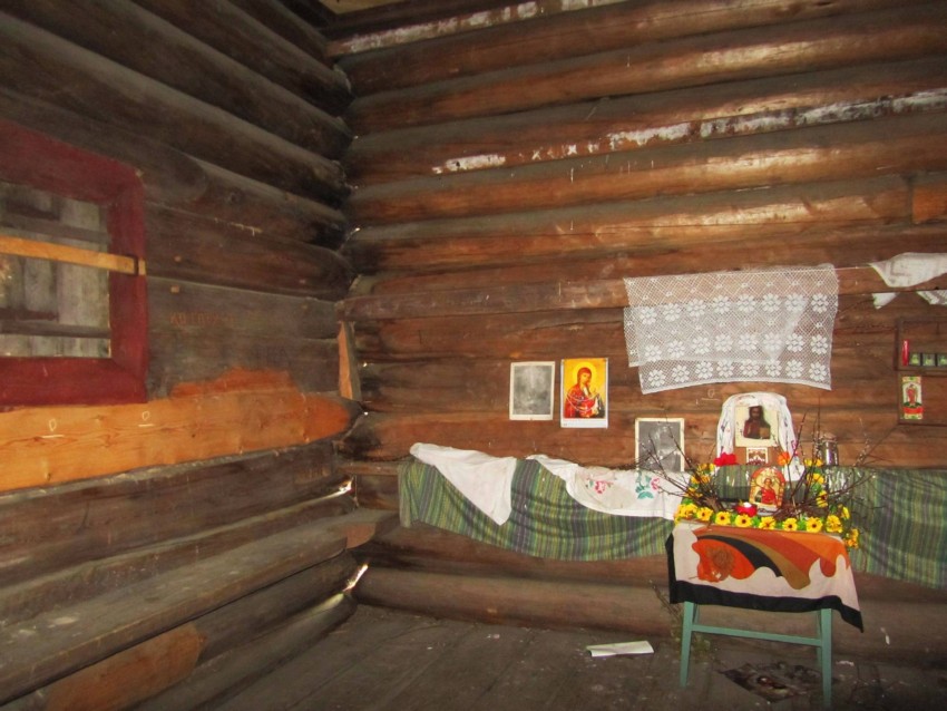 Часовня Михаила Архангела, Подгорская (Паяницы) (Медвежьегорский район, Республика Карелия). интерьер и убранство