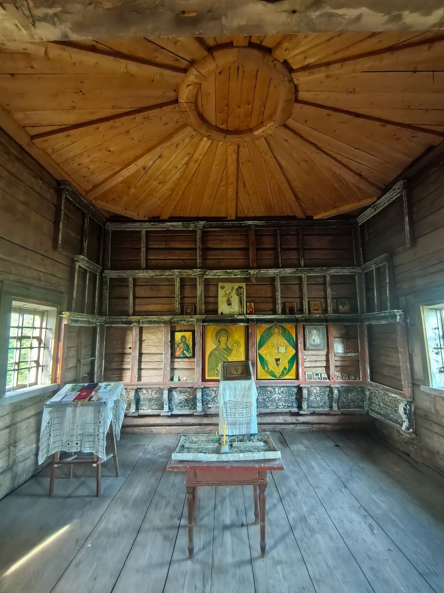 интерьер и убранство. Часовня Георгия Победоносца, Усть-Яндома (Медвежьегорский район, Республика Карелия)