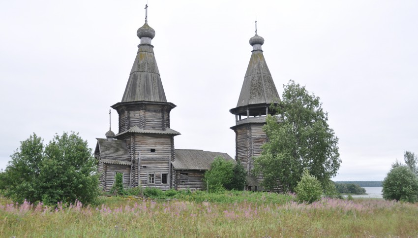 Раньково (Яндомозеро). Церковь Варвары великомученицы (старая). фасады