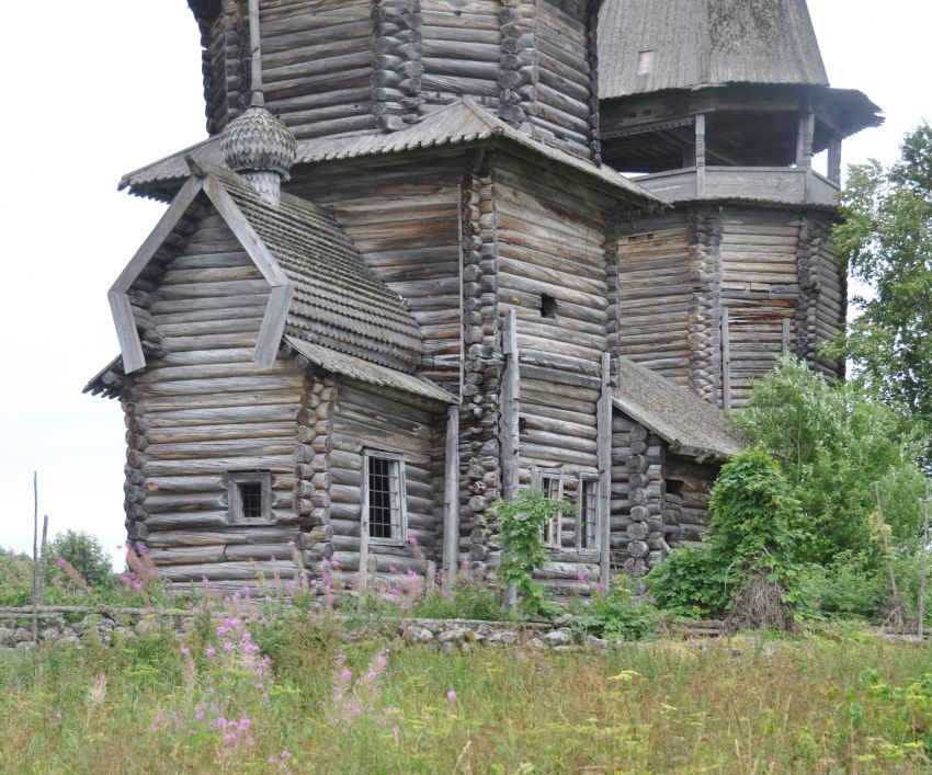 Раньково (Яндомозеро). Церковь Варвары великомученицы (старая). архитектурные детали