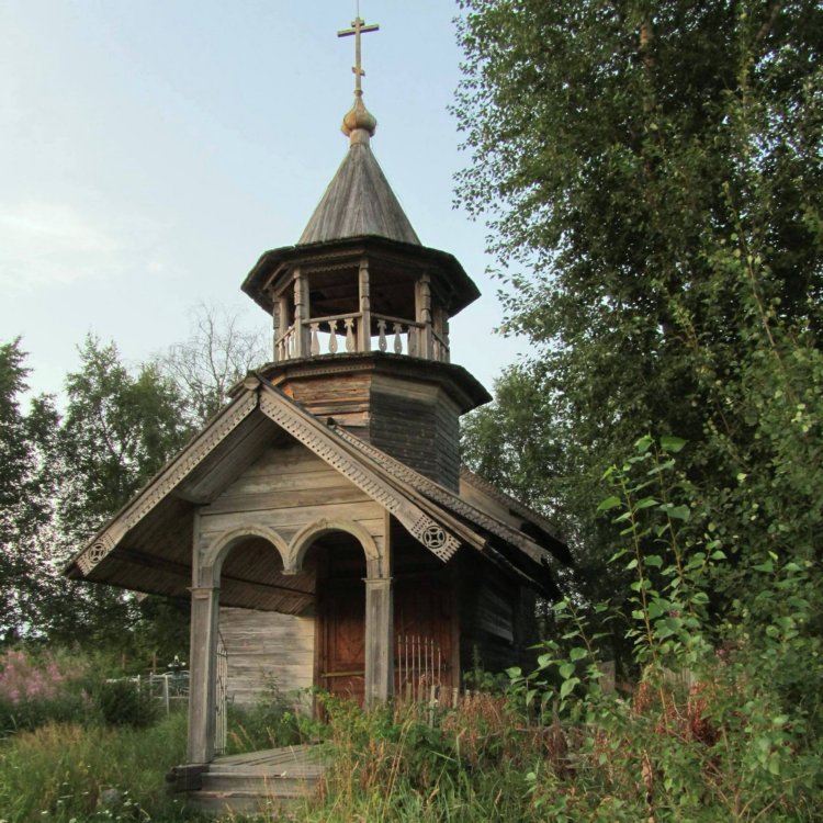 Часовня Николая Чудотворца, Тамбицы (Медвежьегорский район, Республика Карелия). фасады, вид с юго-запада