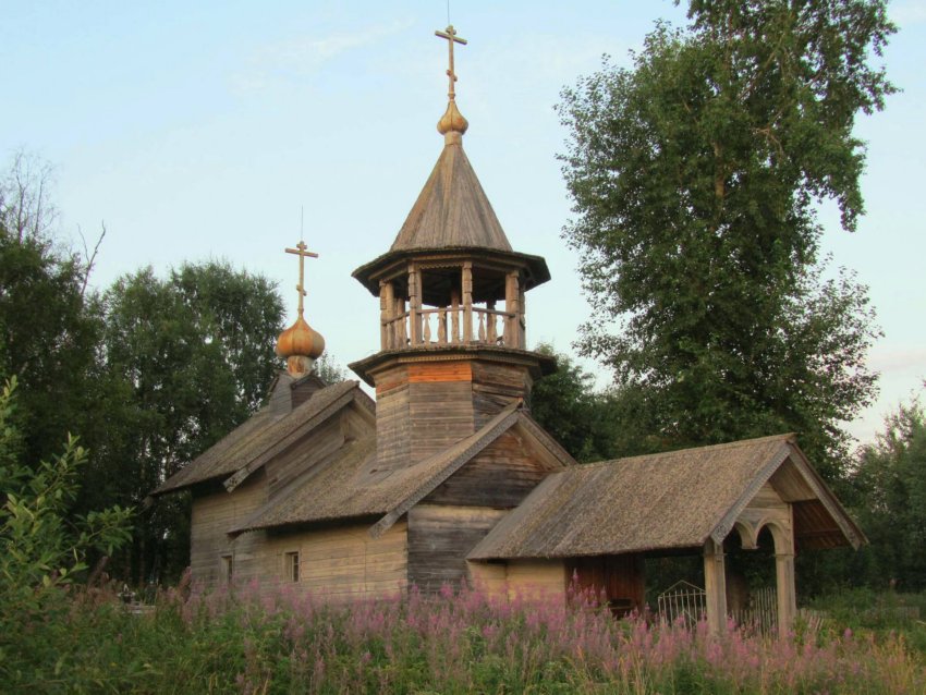 Тамбицы. Часовня Николая Чудотворца. фасады, вид с северо-запада