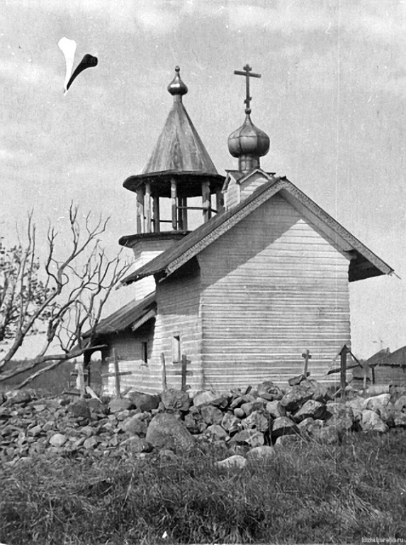Часовня Николая Чудотворца, Тамбицы (Медвежьегорский район, Республика Карелия). архивная фотография, Архив Ларса Петтерссона https://kizhi.karelia.ru/collection/fotogalereya/1198