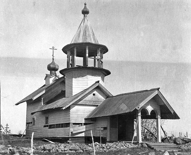 Часовня Николая Чудотворца, Тамбицы (Медвежьегорский район, Республика Карелия). архивная фотография, Архив Ларса Петтерссона https://kizhi.karelia.ru/collection/fotogalereya/1197