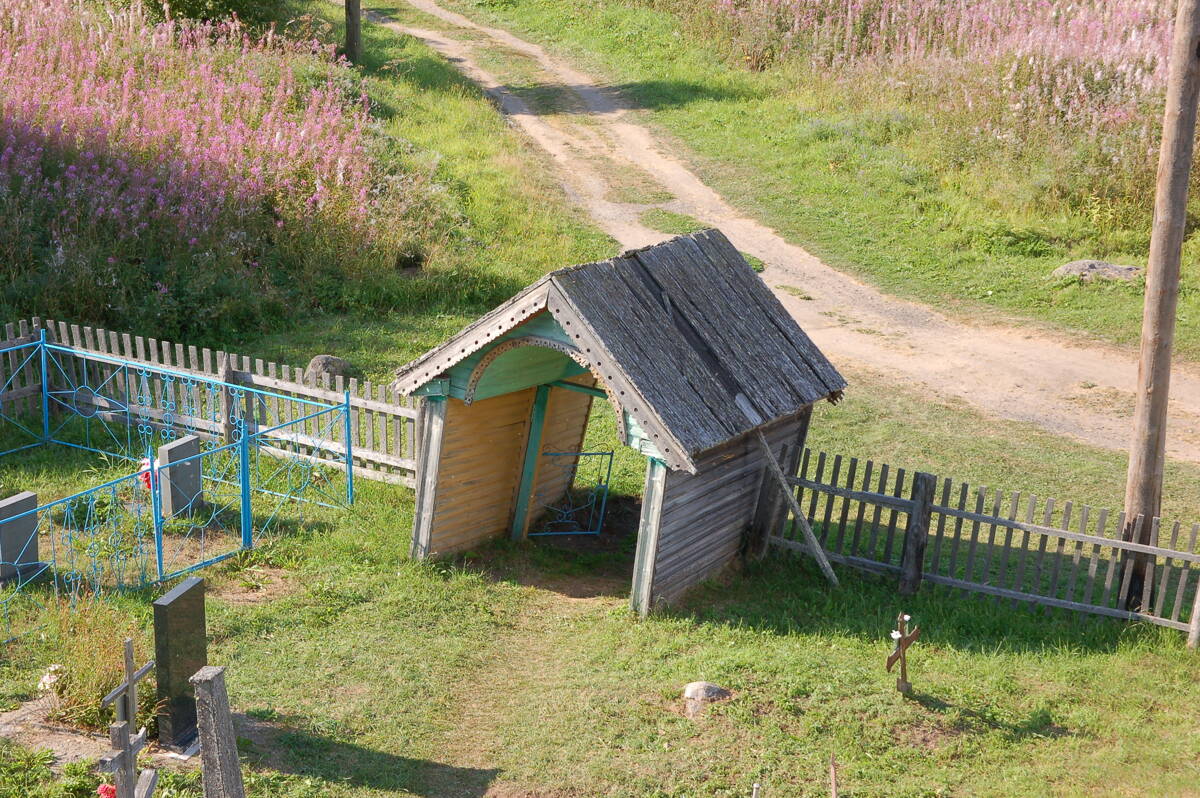 Часовня Илии Пророка, Пяльма (Пудожский район, Республика Карелия). документальные фотографии, Консервация (ремонт) часовни.