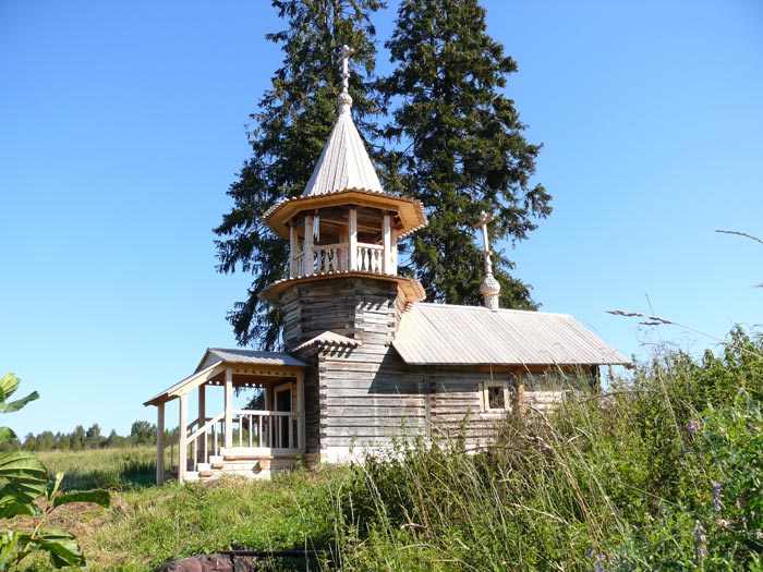 Часовня Космы и Дамиана, Узкие (Медвежьегорский район, Республика Карелия). фасады