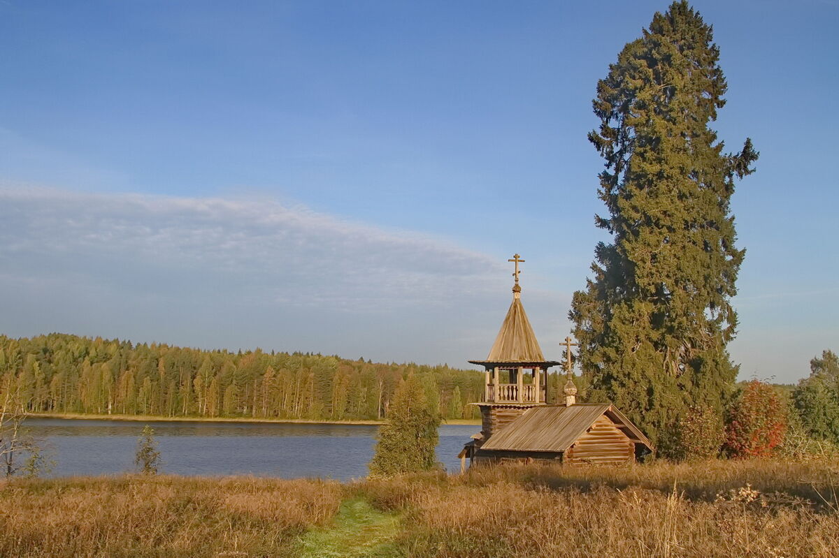 Часовня Космы и Дамиана, Узкие (Медвежьегорский район, Республика Карелия). фасады