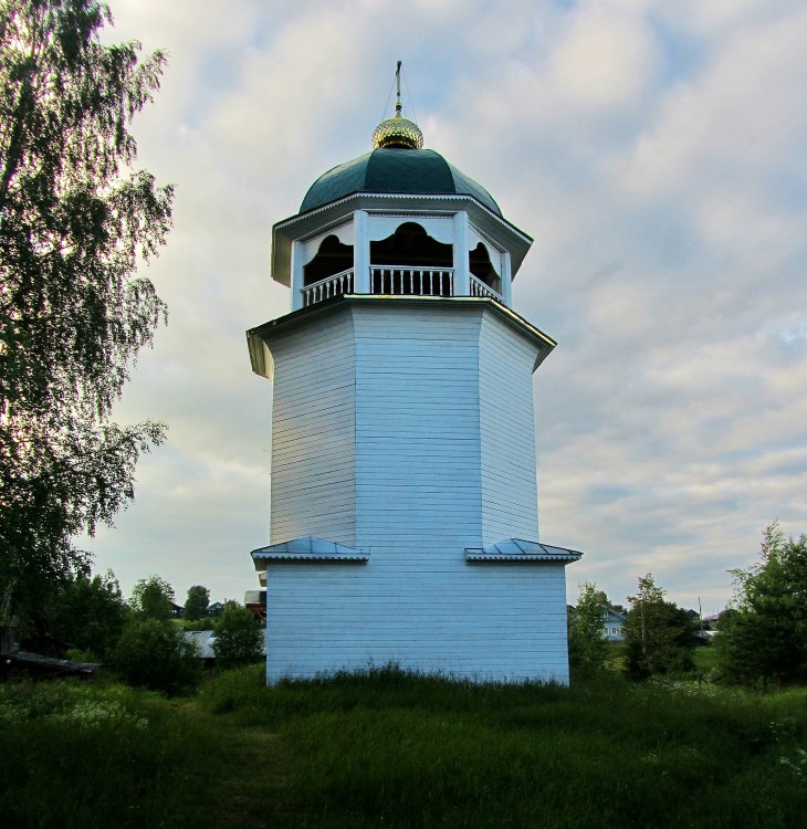 Павловское (Андричевское). Церковь Николая Чудотворца. фасады, южная сторона колокольни