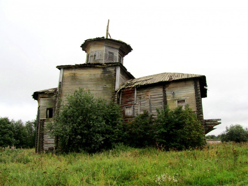 Церковь Власия, Масловская (Тулгас) (Виноградовский район, Архангельская область). фасады, северный фасад