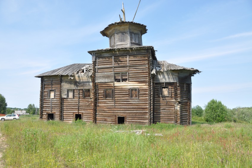 Церковь Власия, Масловская (Тулгас) (Виноградовский район, Архангельская область). фасады