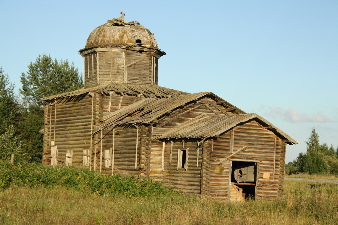 Церковь Климента, папы Римского, Масловская (Тулгас) (Виноградовский район, Архангельская область). фасады