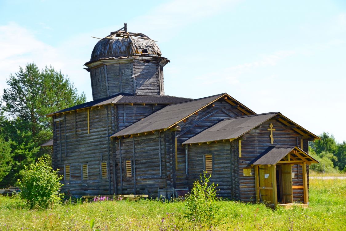 Масловская (погост Тулгас). Церковь Климента, папы Римского. фасады