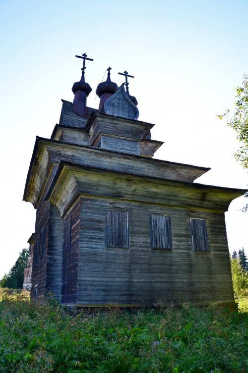 Придворные Места (Пермогорье). Церковь Георгия Победоносца. фасады